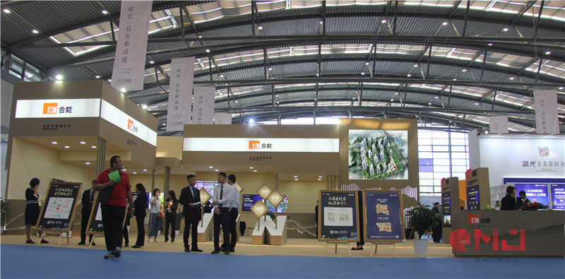  合能展覽展示施工效果|房展會(huì)